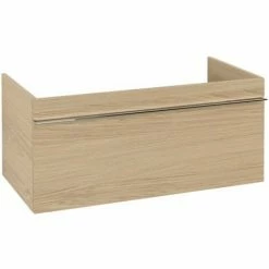 Alternative view of Villeroy & Boch Venticello Waschtischunterschrank Mit 1 Auszug 95,3 Cm Nordic Oak Chrom