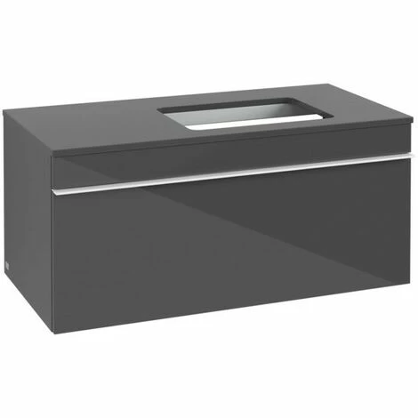 Villeroy & Boch Venticello Waschtischunterschrank 957mm Mit 1 Auszug Für Aufsatzwaschtisch Mit Varia Glossy Grey Rechts Weiß 4 Villeroy & Boch Venticello Waschtischunterschrank 957mm Mit 1 Auszug Für Aufsatzwaschtisch Mit Varia Glossy Grey Rechts Weiß – Bild 2