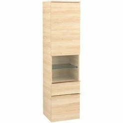 Alternative view of Villeroy & Boch Venticello Hochschrank Mit 1 Tür, 2 Auszügen Und 1 Offenem Fach Mittig Rechts Elm Impresso Copper