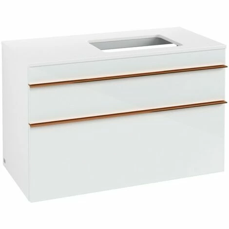 Villeroy & Boch Venticello Waschtischunterschrank XXL 957mm mit 2 Auszügen für Aufsatzwaschtisch mit Glass Glossy White Rechts Copper Villeroy & Boch Venticello Waschtischunterschrank XXL 957mm Mit 2 Auszügen Für Aufsatzwaschtisch Mit Glass Glossy White Rechts Copper -VILLEROY & BOCH shop 71489577 2