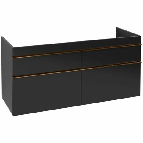 Villeroy & Boch Venticello Waschtischunterschrank XL 1253mm mit 4 Auszügen für Doppelwaschtisch Black Matt Lacquer Copper Villeroy & Boch Venticello Waschtischunterschrank XL 1253mm Mit 4 Auszügen Für Doppelwaschtisch Black Matt Lacquer Copper -VILLEROY & BOCH shop 71489583 2