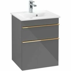 Villeroy & Boch Venticello Waschtischunterschrank XL Mit 2 Auszügen 46,6 Cm Glossy Grey Copper -VILLEROY & BOCH shop 71489593 3
