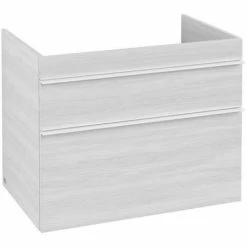 Villeroy & Boch Venticello Waschtischunterschrank XL Mit 2 Auszügen 75,3 Cm White Wood Weiß