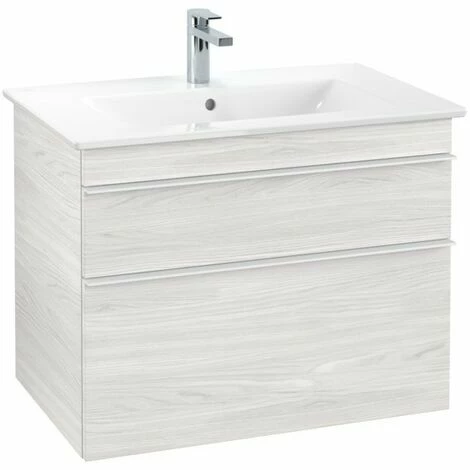 Villeroy & Boch Venticello Waschtischunterschrank XL Mit 2 Auszügen 75,3 Cm White Wood Weiß 4 Villeroy & Boch Venticello Waschtischunterschrank XL Mit 2 Auszügen 75,3 Cm White Wood Weiß – Bild 2