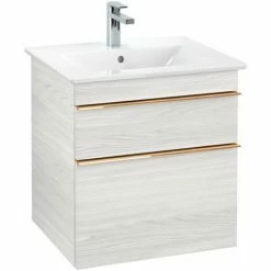 Villeroy & Boch Venticello Waschtischunterschrank XL Mit 2 Auszügen 55,3 Cm White Wood Copper -VILLEROY & BOCH shop 71489601 3