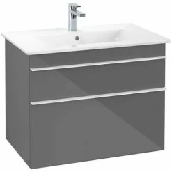 Villeroy & Boch Venticello Waschtischunterschrank XL Mit 2 Auszügen 75,3 Cm Glossy Grey Weiß 4 Villeroy & Boch Venticello Waschtischunterschrank XL Mit 2 Auszügen 75,3 Cm Glossy Grey Weiß -VILLEROY & BOCH shop 71489602 3