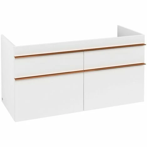 Villeroy & Boch Venticello Waschtischunterschrank XL 1153mm mit 4 Auszügen White Matt Copper Villeroy & Boch Venticello Waschtischunterschrank XL 1153mm Mit 4 Auszügen White Matt Copper -VILLEROY & BOCH shop 71489611 2