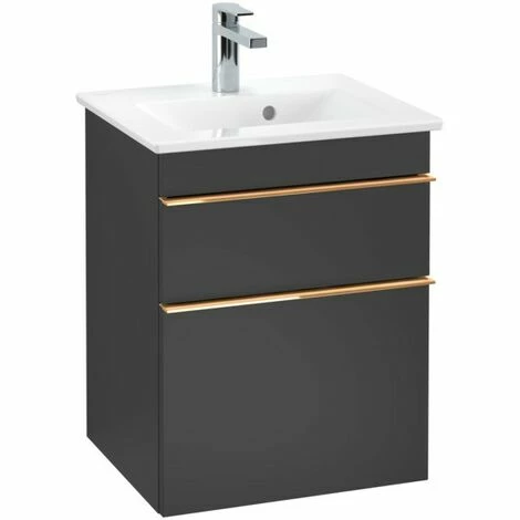 Villeroy & Boch Venticello Waschtischunterschrank XL mit 2 Auszügen 46,6 cm Black Matt Lacquer Copper Villeroy & Boch Venticello Waschtischunterschrank XL Mit 2 Auszügen 46,6 Cm Black Matt Lacquer Copper -VILLEROY & BOCH shop 71489621 3