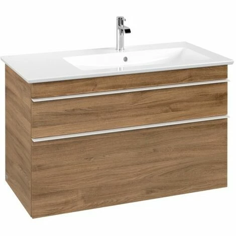 Villeroy & Boch Venticello Waschtischunterschrank XL 953mm mit 2 Auszügen und variabler Beckenpositi Kansas Oak Rechts Weiß Villeroy & Boch Venticello Waschtischunterschrank XL 953mm Mit 2 Auszügen Und Variabler Beckenpositi Kansas Oak Rechts Weiß -VILLEROY & BOCH shop 71489625 3