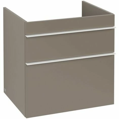 Villeroy & Boch Venticello Waschtischunterschrank XL Mit 2 Auszügen 60,3 Cm Truffle Grey Weiß 4 Villeroy & Boch Venticello Waschtischunterschrank XL Mit 2 Auszügen 60,3 Cm Truffle Grey Weiß – Bild 2