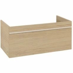 Alternative view of Villeroy & Boch Venticello Waschtischunterschrank Mit 1 Auszug 95,3 Cm Nordic Oak Weiß