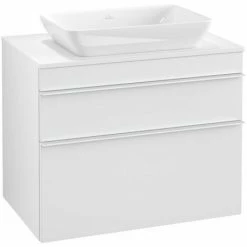 Villeroy & Boch Venticello Waschtischunterschrank XXL Mit 2 Auszügen Für Aufsatzwaschtisch 75,7 Cm White Matt Weiß -VILLEROY & BOCH shop 71489672 3