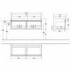 Villeroy & Boch Venticello Waschtischunterschrank 1253mm Mit 2 Auszügen Für Doppelwaschtisch Glossy Grey Weiß 1 Villeroy & Boch Venticello Waschtischunterschrank 1253mm Mit 2 Auszügen Für Doppelwaschtisch Glossy Grey Weiß -VILLEROY & BOCH shop 71489675 1
