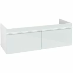 Villeroy & Boch Venticello Waschtischunterschrank 1253mm Mit 2 Auszügen Für Doppelwaschtisch Glass Glossy White Weiß -VILLEROY & BOCH shop 71489678 2