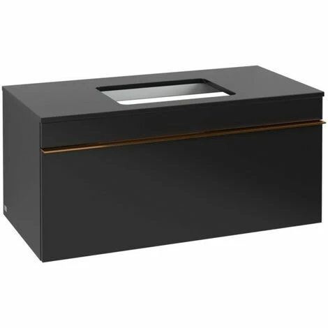 Villeroy & Boch Venticello Waschtischunterschrank mit 1 Auszug für Aufsatzwaschtisch 95,7 cm Black Matt Lacquer Copper Villeroy & Boch Venticello Waschtischunterschrank Mit 1 Auszug Für Aufsatzwaschtisch 95,7 Cm Black Matt Lacquer Copper -VILLEROY & BOCH shop 71489689 2