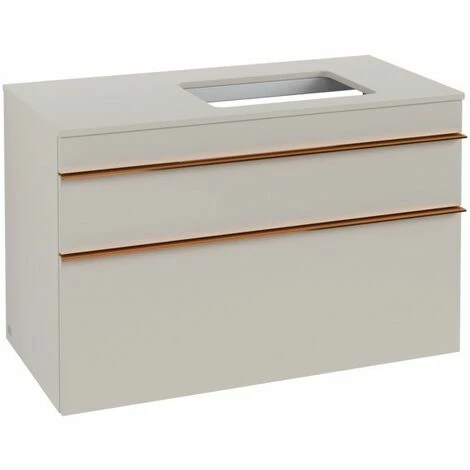 Villeroy & Boch Venticello Waschtischunterschrank XXL 957mm mit 2 Auszügen für Aufsatzwaschtisch mit Soft Grey Rechts Copper Villeroy & Boch Venticello Waschtischunterschrank XXL 957mm Mit 2 Auszügen Für Aufsatzwaschtisch Mit Soft Grey Rechts Copper -VILLEROY & BOCH shop 71489695 2