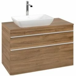 Villeroy & Boch Venticello Waschtischunterschrank XXL 957mm Mit 2 Auszügen Für Aufsatzwaschtisch Mit Kansas Oak Links Weiß -VILLEROY & BOCH shop 71489697 3