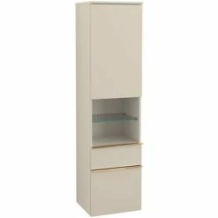Villeroy & Boch Venticello Hochschrank Mit 1 Tür, 2 Auszügen Und 1 Offenem Fach Mittig Links Soft Grey Copper 5 Villeroy & Boch Venticello Hochschrank Mit 1 Tür, 2 Auszügen Und 1 Offenem Fach Mittig Links Soft Grey Copper -VILLEROY & BOCH shop 71489708 2