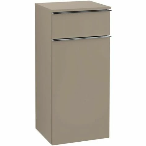 Villeroy & Boch Venticello Seitenschrank mit 1 Tür und 1 Schublade Rechts Truffle Grey Chrom Villeroy & Boch Venticello Seitenschrank Mit 1 Tür Und 1 Schublade Rechts Truffle Grey Chrom -VILLEROY & BOCH shop 71489720 2