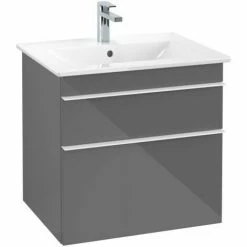 Villeroy & Boch Venticello Waschtischunterschrank XL Mit 2 Auszügen 60,3 Cm Glossy Grey Weiß 4 Villeroy & Boch Venticello Waschtischunterschrank XL Mit 2 Auszügen 60,3 Cm Glossy Grey Weiß -VILLEROY & BOCH shop 71489781 3