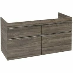 Villeroy & Boch Venticello Waschtischunterschrank XL 1153mm Mit 4 Auszügen Stone Oak Chrom -VILLEROY & BOCH shop 71489794 2