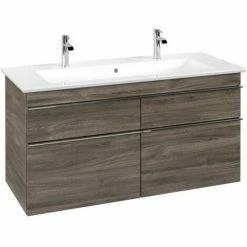 Villeroy & Boch Venticello Waschtischunterschrank XL 1153mm Mit 4 Auszügen Stone Oak Chrom -VILLEROY & BOCH shop 71489794 3