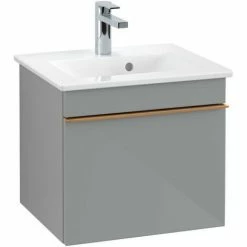 Villeroy & Boch Venticello Waschtischunterschrank Mit 1 Auszug 46,6 Cm Glass Glossy Grey Copper 7 Villeroy & Boch Venticello Waschtischunterschrank Mit 1 Auszug 46,6 Cm Glass Glossy Grey Copper -VILLEROY & BOCH shop 71489803 3