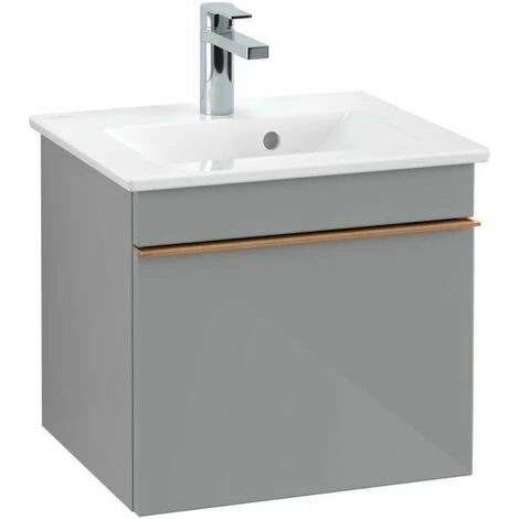 Villeroy & Boch Venticello Waschtischunterschrank Mit 1 Auszug 46,6 Cm Glass Glossy Grey Copper 5 Villeroy & Boch Venticello Waschtischunterschrank Mit 1 Auszug 46,6 Cm Glass Glossy Grey Copper – Bild 3