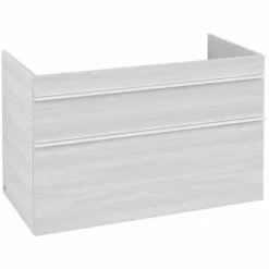 Alternative view of Villeroy & Boch Venticello Waschtischunterschrank XL 953mm Mit 2 Auszügen Und Variabler Beckenpositi White Wood Links Weiß