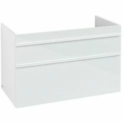 Villeroy & Boch Venticello Waschtischunterschrank XL 953mm Mit 2 Auszügen Und Variabler Beckenpositi Glass Glossy White Rechts Weiß -VILLEROY & BOCH shop 71489814 2