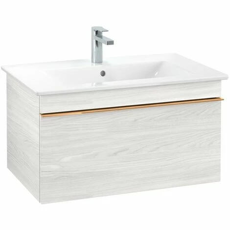 Villeroy & Boch Venticello Waschtischunterschrank Mit 1 Auszug 75,3 Cm White Wood Copper 5 Villeroy & Boch Venticello Waschtischunterschrank Mit 1 Auszug 75,3 Cm White Wood Copper – Bild 3