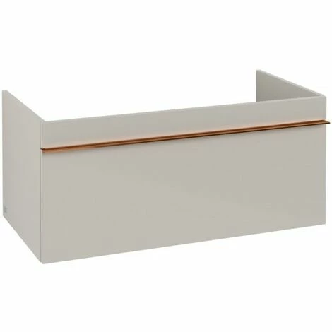 Villeroy & Boch Venticello Waschtischunterschrank Mit 1 Auszug 95,3 Cm Soft Grey Copper 4 Villeroy & Boch Venticello Waschtischunterschrank Mit 1 Auszug 95,3 Cm Soft Grey Copper – Bild 2