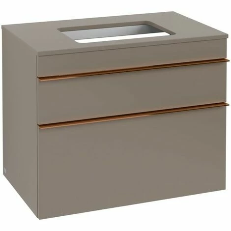 Villeroy & Boch Venticello Waschtischunterschrank XXL mit 2 Auszügen für Aufsatzwaschtisch 75,7 cm Truffle Grey Copper Villeroy & Boch Venticello Waschtischunterschrank XXL Mit 2 Auszügen Für Aufsatzwaschtisch 75,7 Cm Truffle Grey Copper -VILLEROY & BOCH shop 71489837 2