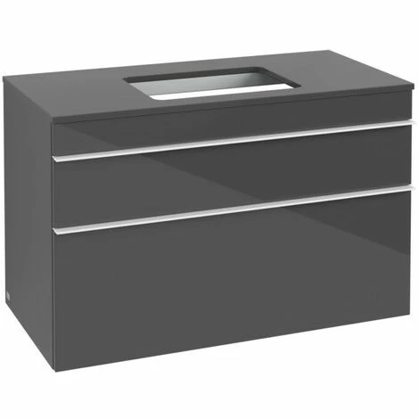 Villeroy & Boch Venticello Waschtischunterschrank XXL mit 2 Auszügen für Aufsatzwaschtisch 95,7 cm Glossy Grey Weiß Villeroy & Boch Venticello Waschtischunterschrank XXL Mit 2 Auszügen Für Aufsatzwaschtisch 95,7 Cm Glossy Grey Weiß -VILLEROY & BOCH shop 71489841 2