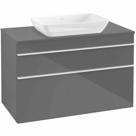 Villeroy & Boch Venticello Waschtischunterschrank XXL mit 2 Auszügen für Aufsatzwaschtisch 95,7 cm Glossy Grey Weiß Villeroy & Boch Venticello Waschtischunterschrank XXL Mit 2 Auszügen Für Aufsatzwaschtisch 95,7 Cm Glossy Grey Weiß -VILLEROY & BOCH shop 71489841 3