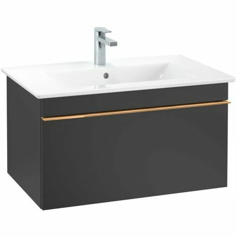 Villeroy & Boch Venticello Waschtischunterschrank mit 1 Auszug 75,3 cm Black Matt Lacquer Copper Villeroy & Boch Venticello Waschtischunterschrank Mit 1 Auszug 75,3 Cm Black Matt Lacquer Copper -VILLEROY & BOCH shop 71489848 3