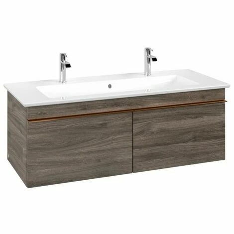 Villeroy & Boch Venticello Waschtischunterschrank 1153mm Mit 2 Auszügen Stone Oak Copper 5 Villeroy & Boch Venticello Waschtischunterschrank 1153mm Mit 2 Auszügen Stone Oak Copper – Bild 3
