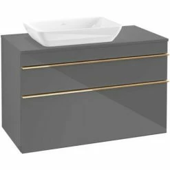 Villeroy & Boch Venticello Waschtischunterschrank XXL 957mm Mit 2 Auszügen Für Aufsatzwaschtisch Mit Glossy Grey Links Copper 7 Villeroy & Boch Venticello Waschtischunterschrank XXL 957mm Mit 2 Auszügen Für Aufsatzwaschtisch Mit Glossy Grey Links Copper -VILLEROY & BOCH shop 71489856 3