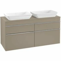 Villeroy & Boch Venticello Waschtischunterschrank XXL 1257mm Mit 4 Auszügen Für 2 Aufsatzwaschtische Truffle Grey Chrom 4 Villeroy & Boch Venticello Waschtischunterschrank XXL 1257mm Mit 4 Auszügen Für 2 Aufsatzwaschtische Truffle Grey Chrom -VILLEROY & BOCH shop 71489866 3