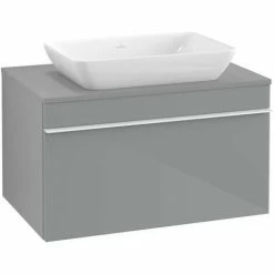 Villeroy & Boch Venticello Waschtischunterschrank Mit 1 Auszug Für Aufsatzwaschtisch 75,7 Cm Glass Glossy Grey Weiß 4 Villeroy & Boch Venticello Waschtischunterschrank Mit 1 Auszug Für Aufsatzwaschtisch 75,7 Cm Glass Glossy Grey Weiß -VILLEROY & BOCH shop 71489872 3