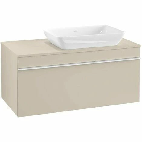 Villeroy & Boch Venticello Waschtischunterschrank 957mm mit 1 Auszug für Aufsatzwaschtisch mit varia Soft Grey Rechts Weiß Villeroy & Boch Venticello Waschtischunterschrank 957mm Mit 1 Auszug Für Aufsatzwaschtisch Mit Varia Soft Grey Rechts Weiß -VILLEROY & BOCH shop 71489878 3