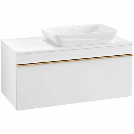 Villeroy & Boch Venticello Waschtischunterschrank 957mm mit 1 Auszug für Aufsatzwaschtisch mit varia White Matt Rechts Copper Villeroy & Boch Venticello Waschtischunterschrank 957mm Mit 1 Auszug Für Aufsatzwaschtisch Mit Varia White Matt Rechts Copper -VILLEROY & BOCH shop 71489880 2