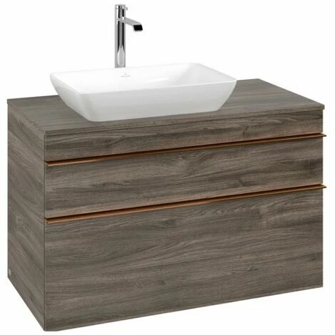 Villeroy & Boch Venticello Waschtischunterschrank XXL 957mm Mit 2 Auszügen Für Aufsatzwaschtisch Mit Stone Oak Links Copper 5 Villeroy & Boch Venticello Waschtischunterschrank XXL 957mm Mit 2 Auszügen Für Aufsatzwaschtisch Mit Stone Oak Links Copper – Bild 3