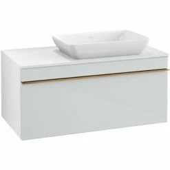 Villeroy & Boch Venticello Waschtischunterschrank 957mm Mit 1 Auszug Für Aufsatzwaschtisch Mit Varia Glass Glossy White Rechts Copper 7 Villeroy & Boch Venticello Waschtischunterschrank 957mm Mit 1 Auszug Für Aufsatzwaschtisch Mit Varia Glass Glossy White Rechts Copper -VILLEROY & BOCH shop 71489883 3