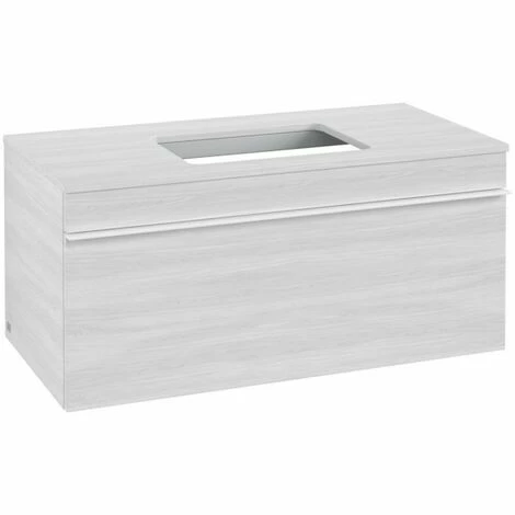 Villeroy & Boch Venticello Waschtischunterschrank Mit 1 Auszug Für Aufsatzwaschtisch 95,7 Cm White Wood Weiß 4 Villeroy & Boch Venticello Waschtischunterschrank Mit 1 Auszug Für Aufsatzwaschtisch 95,7 Cm White Wood Weiß – Bild 2