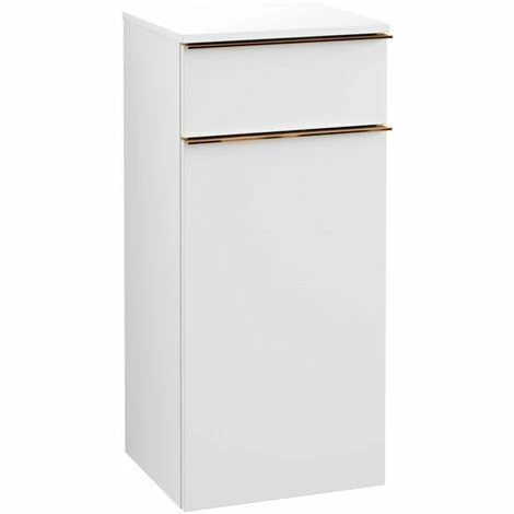 Villeroy & Boch Venticello Seitenschrank Mit 1 Tür Und 1 Schublade Links White Matt Copper 4 Villeroy & Boch Venticello Seitenschrank Mit 1 Tür Und 1 Schublade Links White Matt Copper – Bild 2