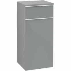Villeroy & Boch Venticello Seitenschrank Mit 1 Tür Und 1 Schublade Links Glass Glossy Grey Weiß 5 Villeroy & Boch Venticello Seitenschrank Mit 1 Tür Und 1 Schublade Links Glass Glossy Grey Weiß -VILLEROY & BOCH shop 71489903 2