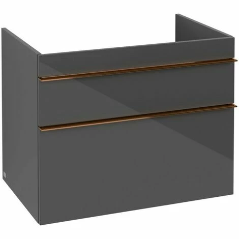 Villeroy & Boch Venticello Waschtischunterschrank XL mit 2 Auszügen 75,3 cm Glossy Grey Copper Villeroy & Boch Venticello Waschtischunterschrank XL Mit 2 Auszügen 75,3 Cm Glossy Grey Copper -VILLEROY & BOCH shop 71489951 2