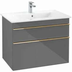 Villeroy & Boch Venticello Waschtischunterschrank XL Mit 2 Auszügen 75,3 Cm Glossy Grey Copper 4 Villeroy & Boch Venticello Waschtischunterschrank XL Mit 2 Auszügen 75,3 Cm Glossy Grey Copper -VILLEROY & BOCH shop 71489951 3
