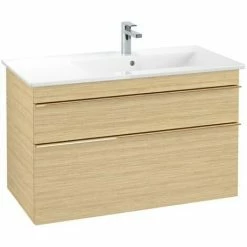Villeroy & Boch Venticello Waschtischunterschrank XL 953mm Mit 2 Auszügen Und Variabler Beckenpositi Nordic Oak Rechts Copper -VILLEROY & BOCH shop 71489954 3